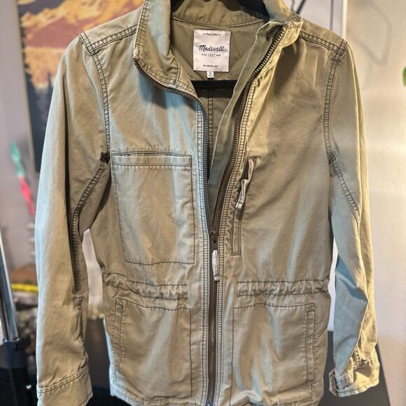 Madewell Olive Green Fleet Utility Jacket - Picture 1 of 6